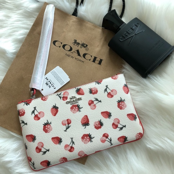Coach Handbags - Coach Wristlet With Fruit Print